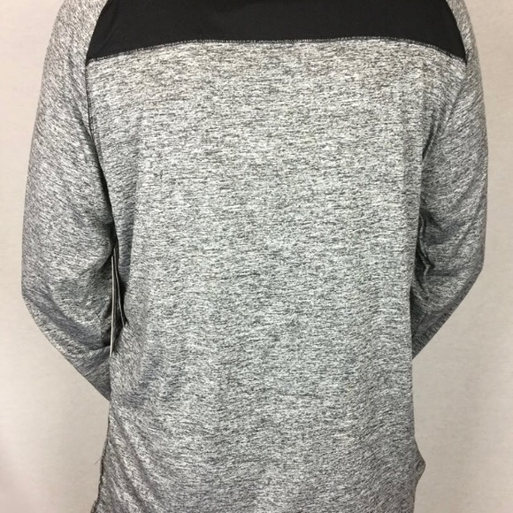 Versatile Burnside Brand Pro Air Fit technology Lt.Grey long sleeved crew neck - Picture 2 of 6